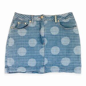 KENZO Paris Denim Mini Skirt | French Size 36